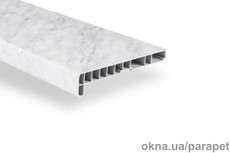 Підвіконня `Parapet - Стандарт` 250 мм, сірий мармур